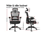 ALFORDSON Mesh Office Chair Executive Computer Chairs Study Work Gaming Seat Black