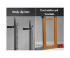 BLACK LORD Squat Rack Adjustable Barbell Rack Bench Press Weight Lifting Gym