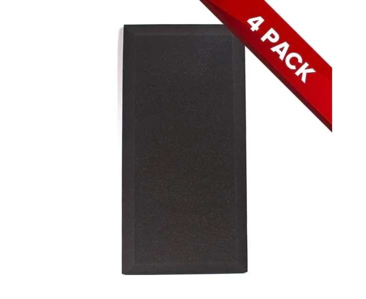 4 Pack of Acoustic Foam - Dense Sound Block Panel - 50mm Thick - 59cm by 30cm