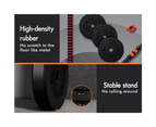 BLACK LORD 20kg Dumbbell Set 7in1 Adjustable Barbell Kettlebell Home Gym Fitness