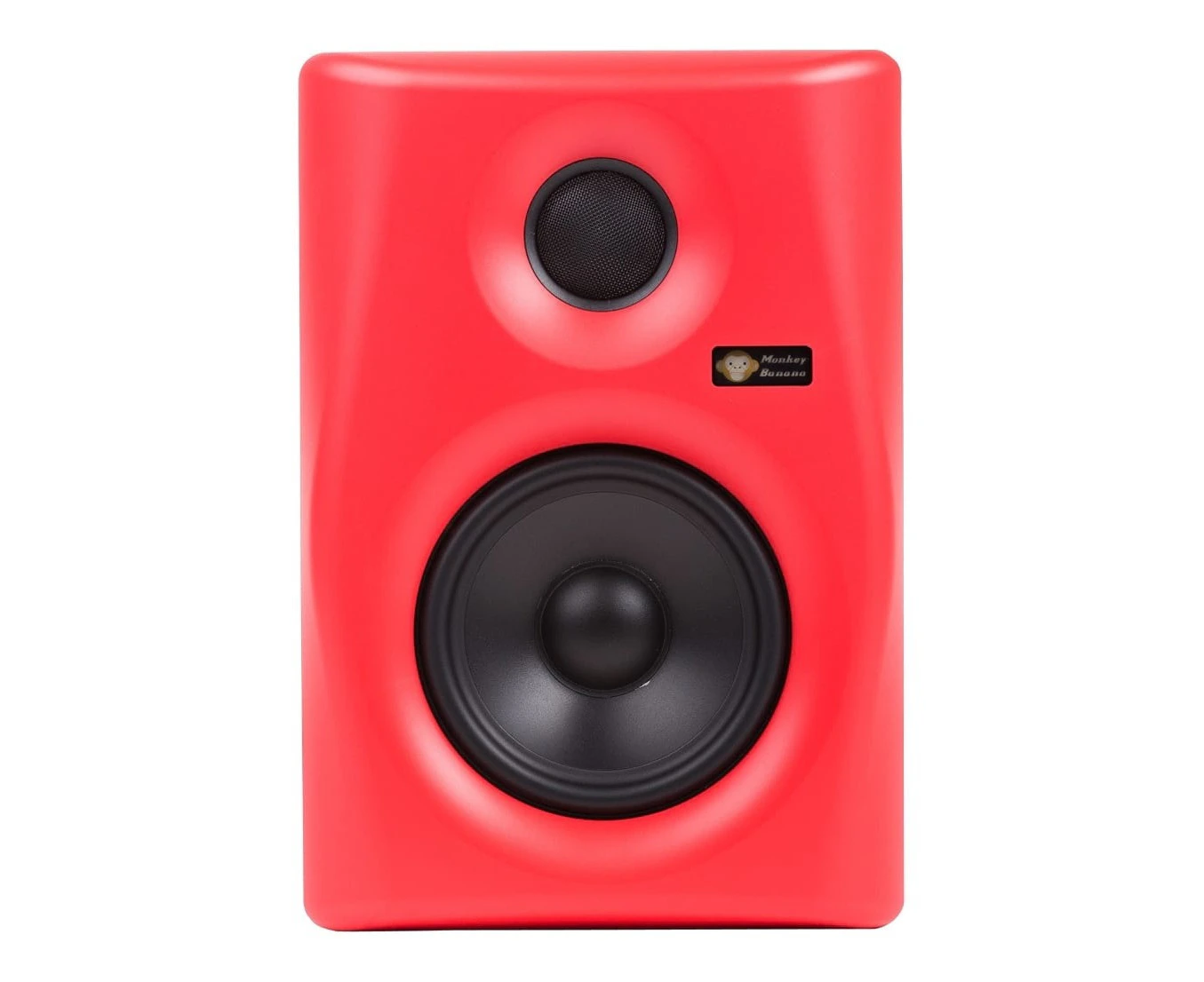 Pair of Monkey Banana Gibbon Series Active 5" Studio Monitors - Red - Red