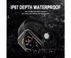 Adult Watch Wristband Fitness Pedometer Blood Pressure Heart Rate Monitoring I5 Smart Watch - White