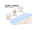 Starry Eucalypt Wedge Pillow Memory Foam Cool Gel Bed Sofa Lie Cushion [Colour: Transformable - Bamboo White]