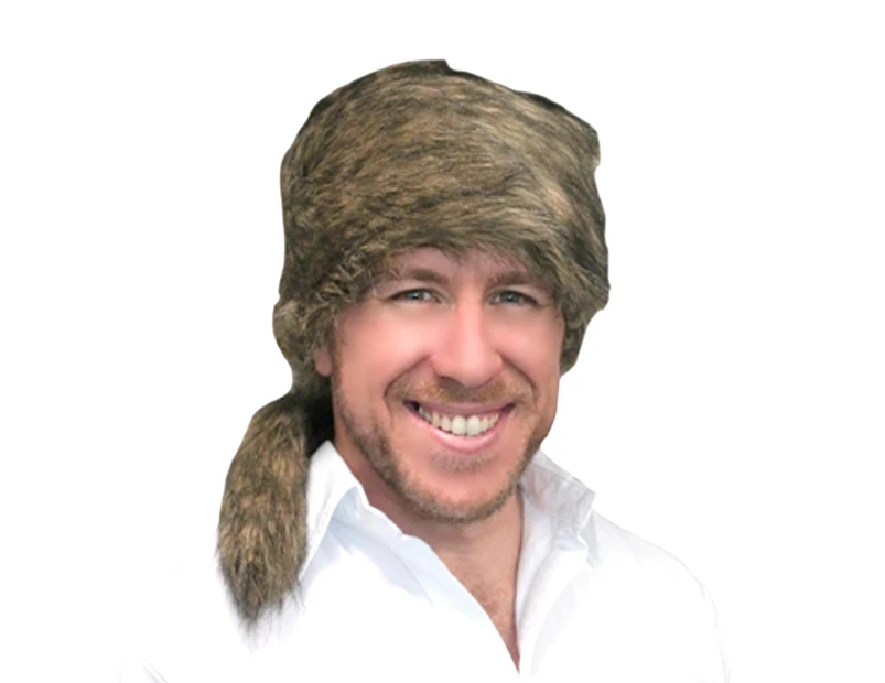 Davy Crockett Coon Hat Faux Faur