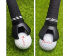 3-Prong Golf Ball Retriever Grabber Pick Up,Back Saver Claw Put On Putter Grip,Suction Cup Ball Grabber,Sucker for Golf Screws Tool (3 Pack)