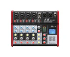 ICM SE-6-ME 6CH Compact Audio Mixer with Bluetooth and USB Recorder MP3 ADC/DAC