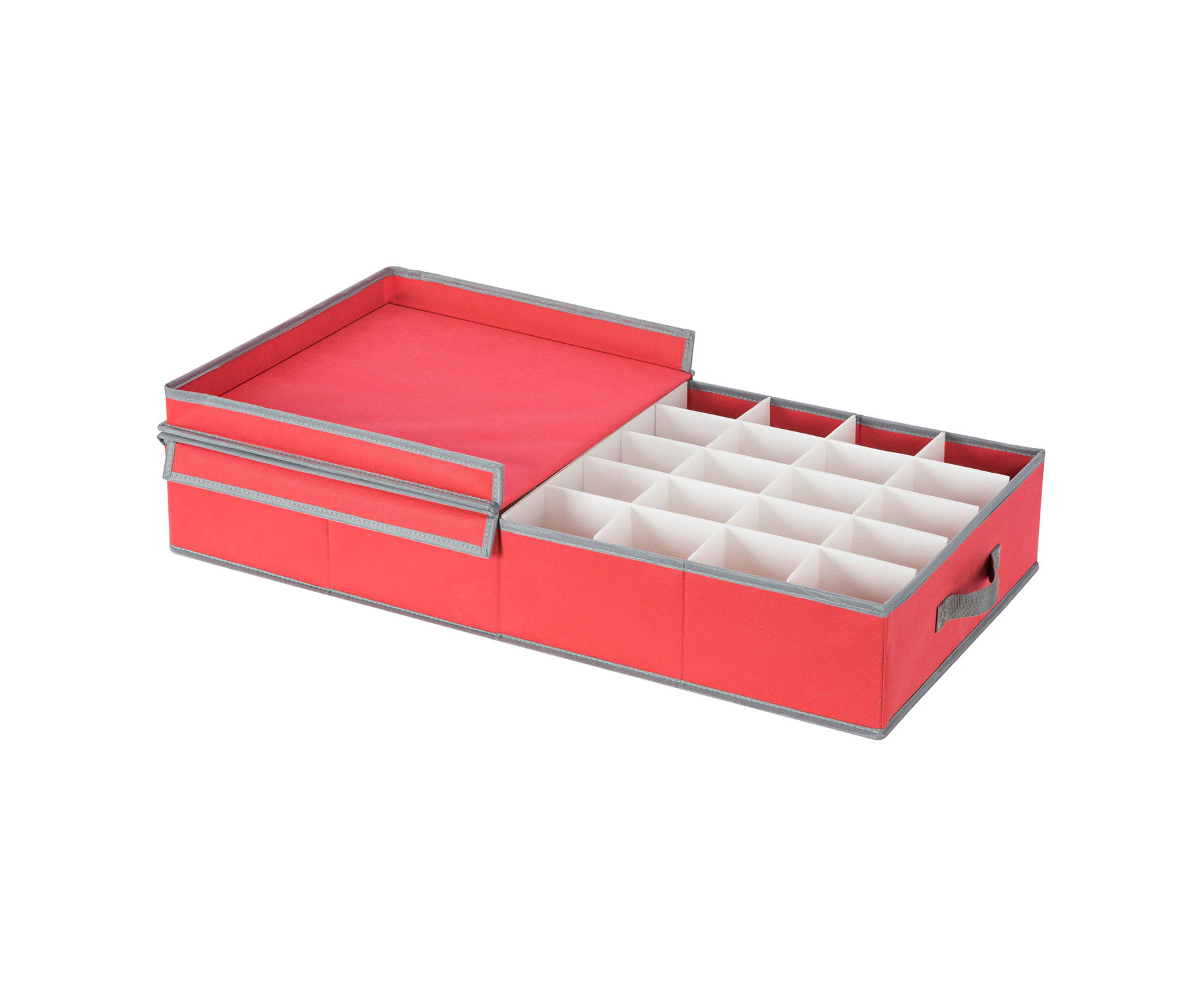 Christmas Decorations Storage Box Red 76cm x 39cm