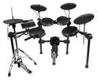 Soundking SKD600 Full Mesh 9 Piece Electronic Drum Kit Mixer Module Pedals - Black