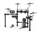 NUX DM7X Professional 9-Piece Electronic Drum Kit with All Mesh Heads - Black