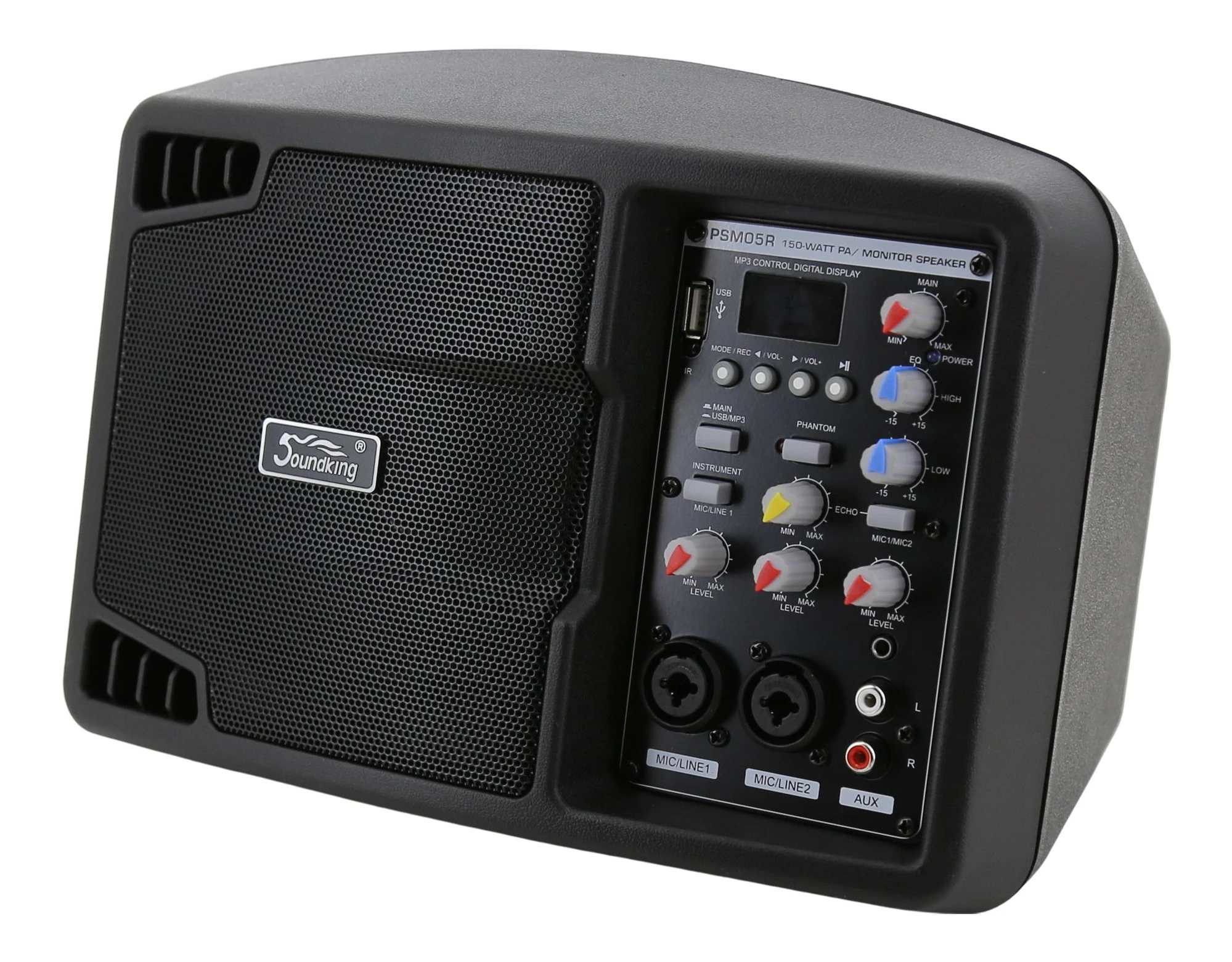 Soundking PSM05R Ultra-Compact 150W PA Monitor Speaker System Bluetooth USB XLR