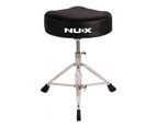 NUX Double Braced Motostyle Bike Seat Drum Throne Black Detachable Seat Tripod