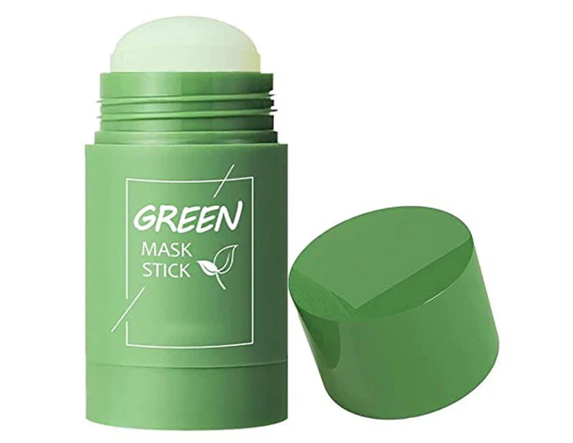 Green Tea Mask Clay Stick For Face | Poreless Deep Cleanse Mask Stick | Acne Face Mask | Blackhead Remover | Works For All Skins But Sensitive