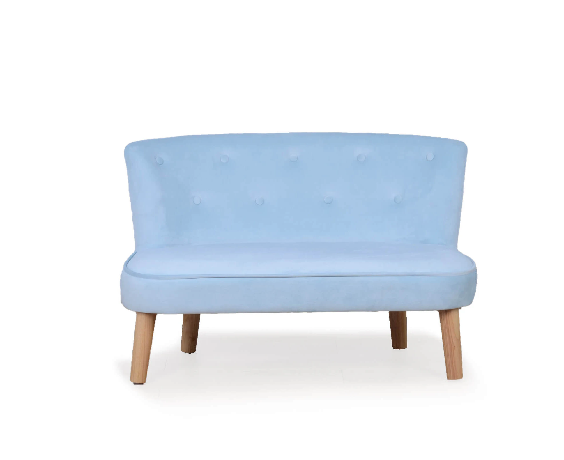 Star Kidz Florentino Sofa - light Blue Velvet