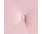 Star Kidz Luna Bed Single Pink Velvet - Pink Velvet