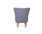 Star Kidz Aquila Linen Armchair - Grey