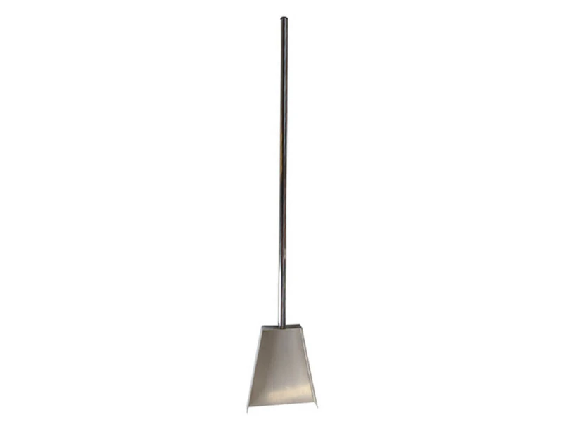 Stainless Steel Ash Shovel for Pizza Ovens & Fireplaces - Flaming Coals - Forno Outdoor Jason
