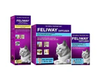 Feliway Fear & Stress Diffuser & Refill & Spray For Kittens & Cats Value Pack