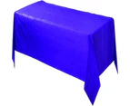 Plastic Rectangular Table Cover New Purple Size: One Size