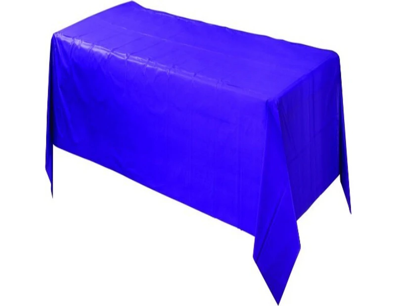 Plastic Rectangular Table Cover New Purple Size: One Size