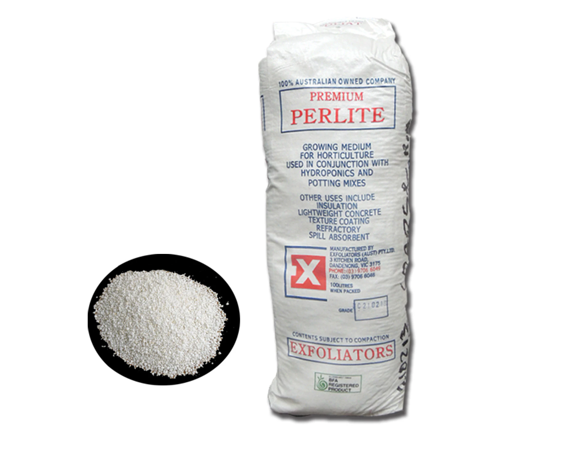 Exfoliators 100L Perlite Coarse Grade