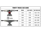 Trinity Trucks Matte Black 5.25 (8.0 Inch Width) - Black