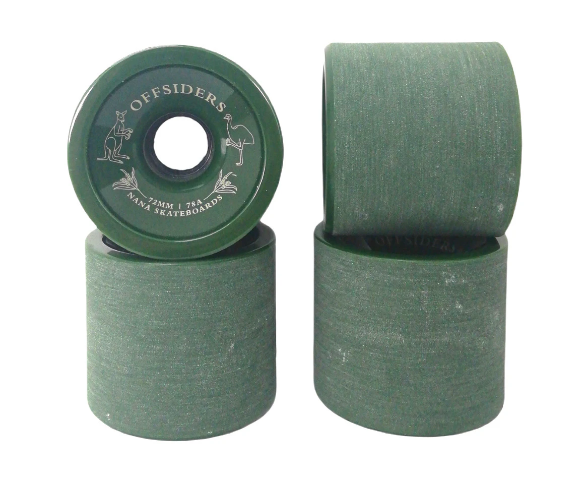 NANA Wheels 72mm Offsiders Green