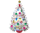 SuperShape Foil Balloon Holographic Iridescent Christmas Tree P40 Size: One Size