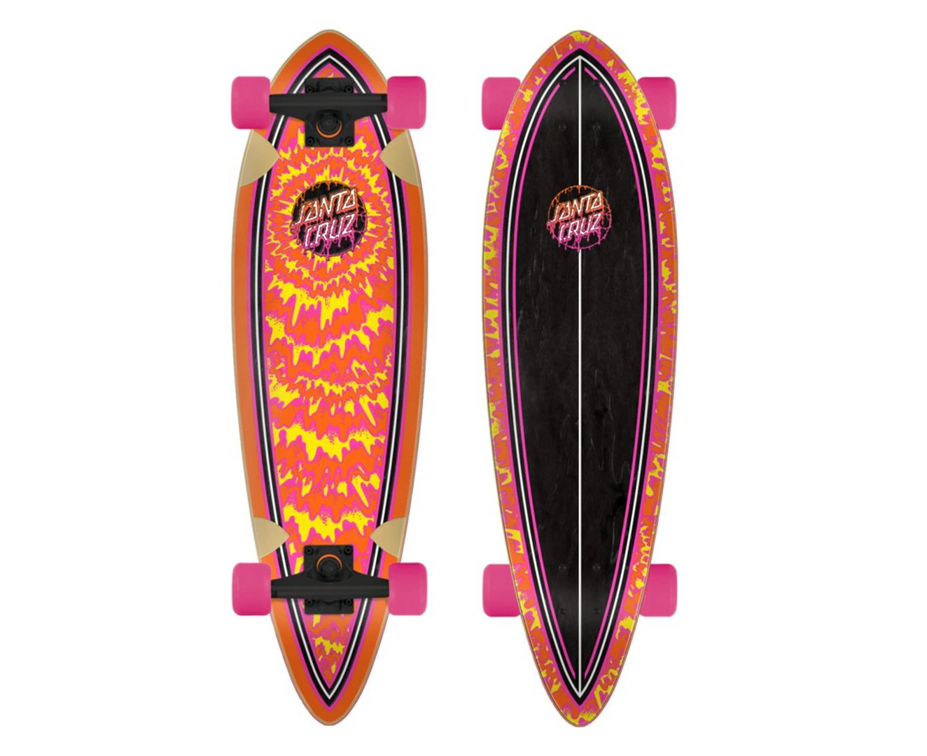 Santa Cruz Complete Toxic Dot Pintail Cruzer 9.2 x 33