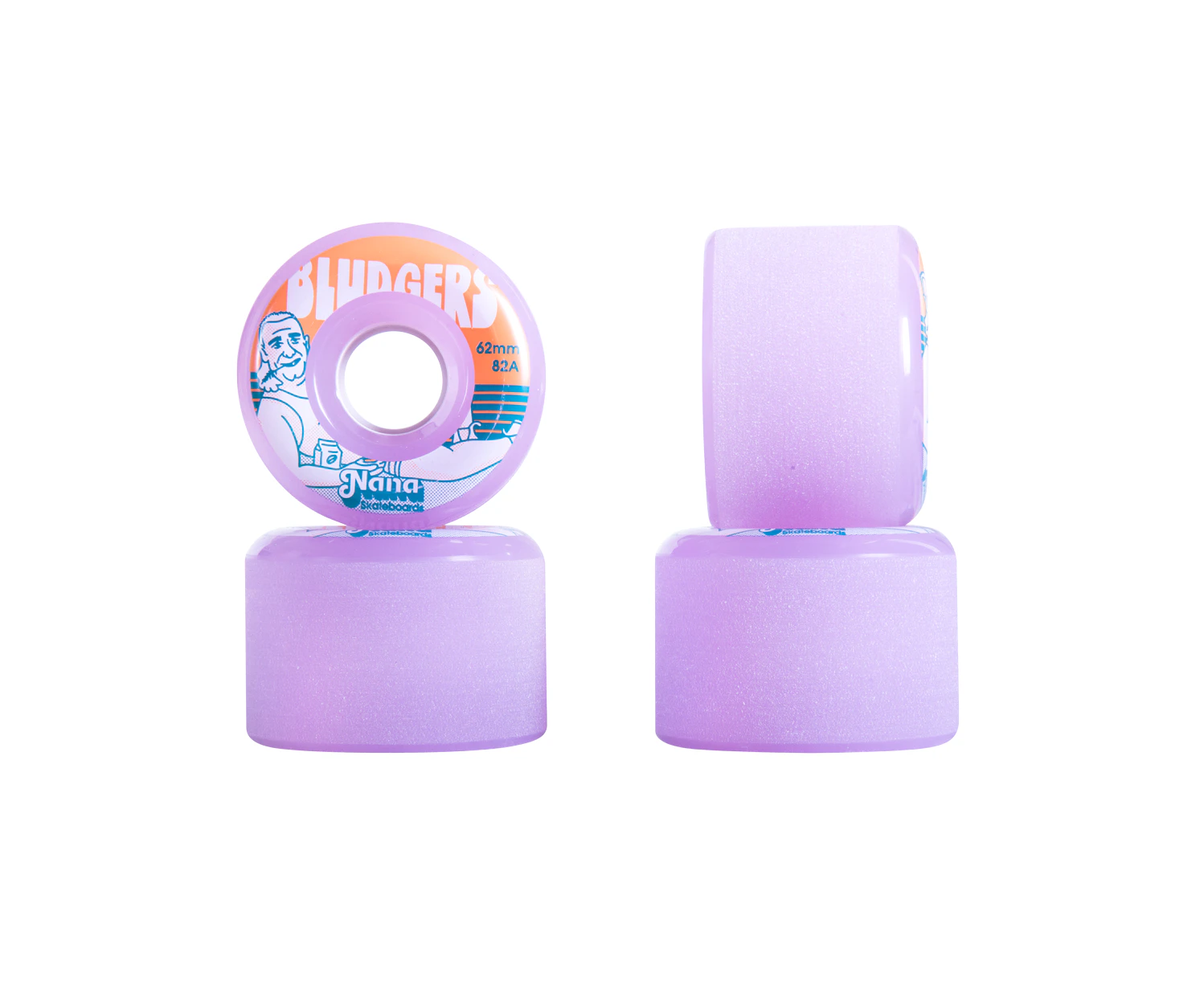 NANA Wheels 62mm Bludgers Lavender Rinse