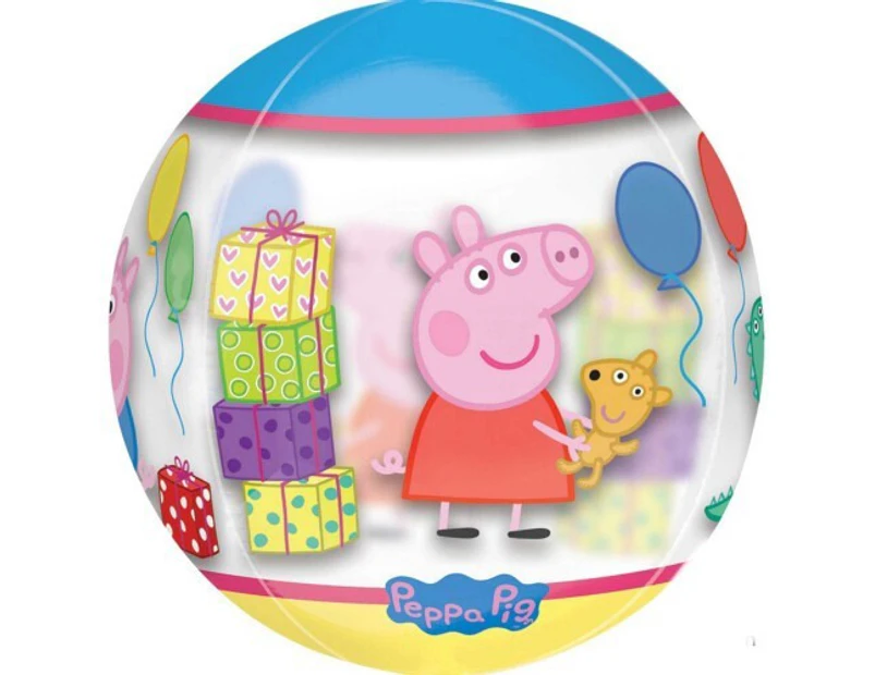 Orbz Balloon Extra Large Peppa Pig Clear G40 Size: One Size