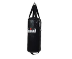 MORGAN Small Stubby Punch Bag Muay Thai Boxing MMA UNFILLED Black]