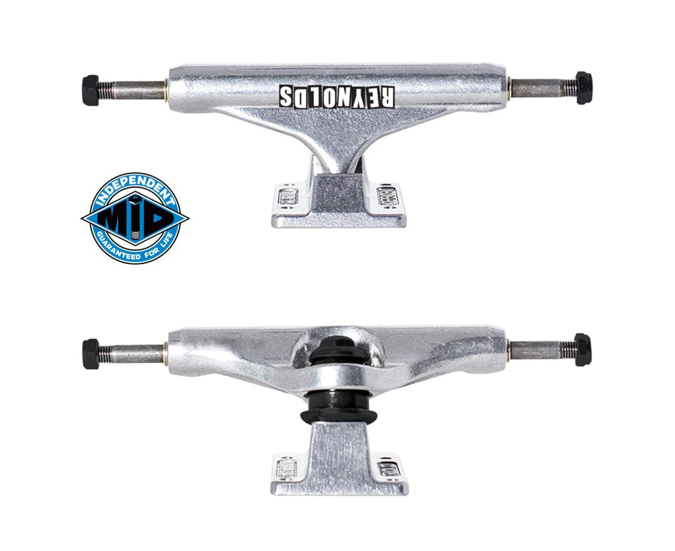 Independent Trucks Reynolds Hollow Mid Block Silver 129 (7.6 Inch Width)