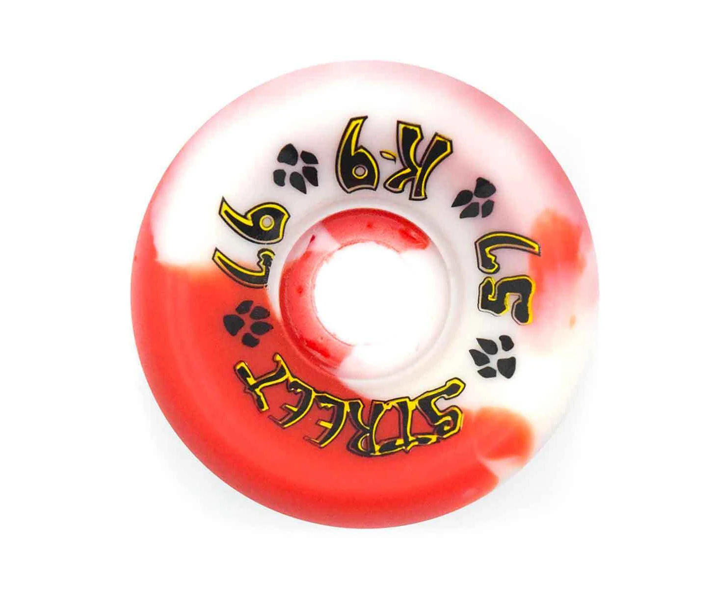 Dogtown K-9 Wheels 57mm (97a) 80s Red/White Swirl