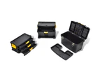 Rolling Tool Storage Box 3 Case Transport Portable Toolbox Equipment Organiser