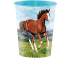 Horse and Pony Keepsake Souvenir Favour Cup Plastic 473ml Size: One Size
