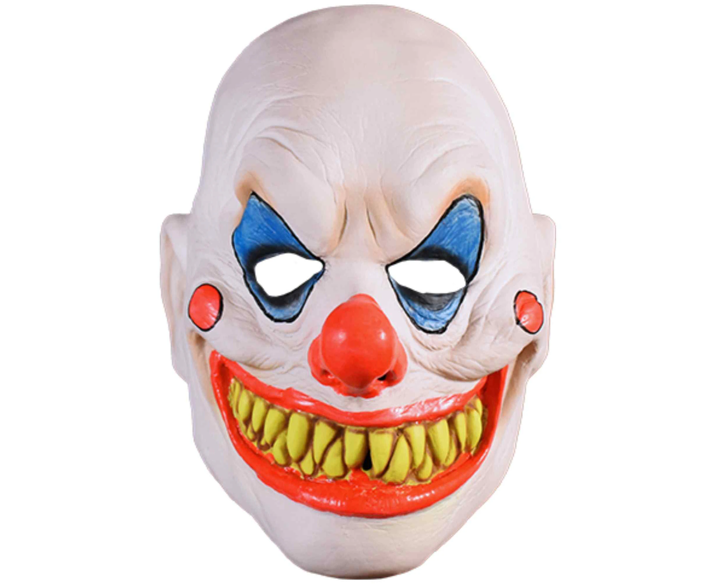 Clown Demented Don Post Horror Clown Joker Adult Mens Costume Latex 3/4 Mask