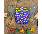 Clouds Design Bamboo Charcoal Cloth Nappy