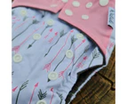 Pink Arrows Design Bamboo Charcoal Cloth Nappy