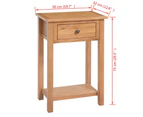 Wooden Console Table Side Bedside Nightstand Storage Drawer Entry Hall Furniture
