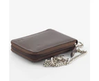 ALEC Bikers Wallet with Chain - Brown