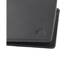 DASHIEL - Mens Genuine Soft Leather  Bifold Wallet RFID Blocking - Black