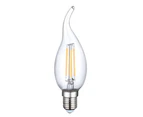 LED 4W Filament E14 C35T  Pull Tail - Flame Tip - Chandelier Bulbs - 2700K