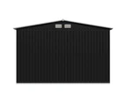 Metal Garden Shed Furniture Tool Equipment Shelter Storage House Sliding Door