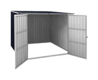 Metal Shed With 2 Doors Garden Furniture Tool Equipment Storage House Galvanised