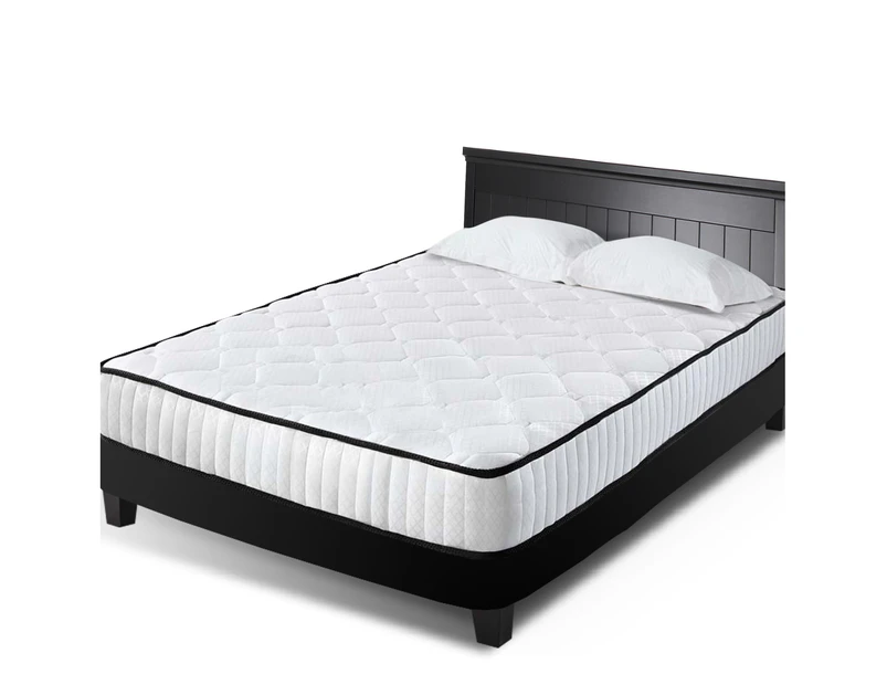 Single Size Thick Foam Bed Pocket Spring Mattress 21cm Medium Firm - Multicoloured