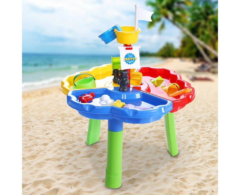 Kids Toy Beach Sand and Water Sandpit Outdoor Table Childrens Bath Play Toys