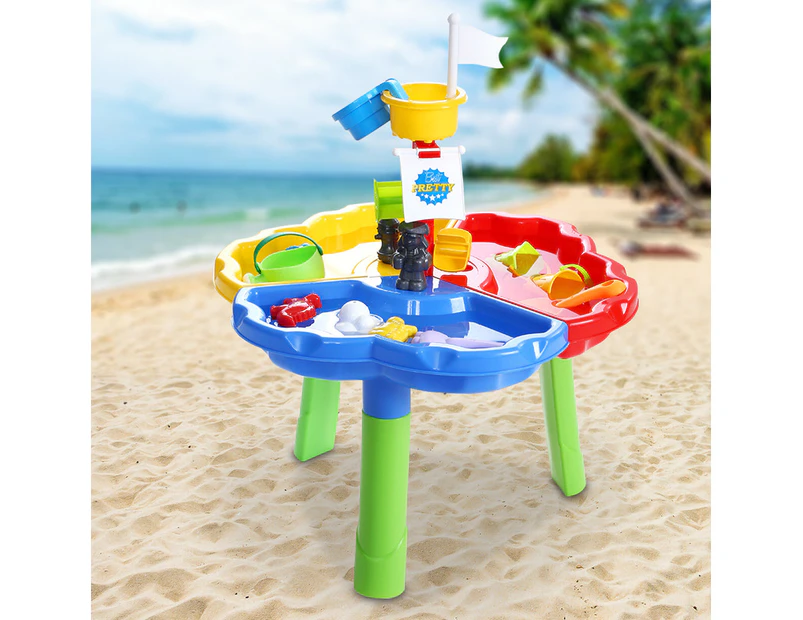 Kids Toy Beach Sand and Water Sandpit Outdoor Table Childrens Bath Play Toys