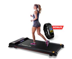 NORFLEX Electric Walking Treadmill Home Office Exercise Machine Fitness B - Black