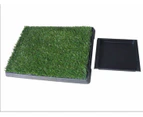YES4PETS Indoor Dog Toilet Grass Potty Training Mat Loo Pad Pad With 2 grass