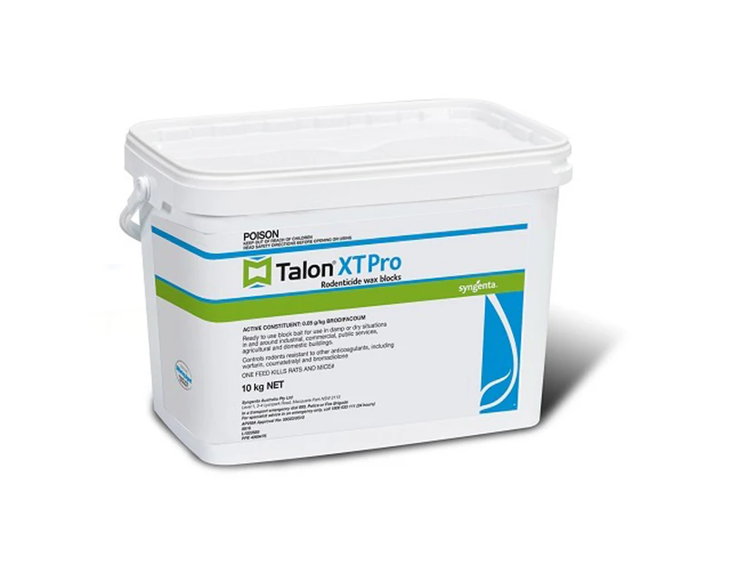 Talon 10kg Wax Blocks Rat & Mouse Bait